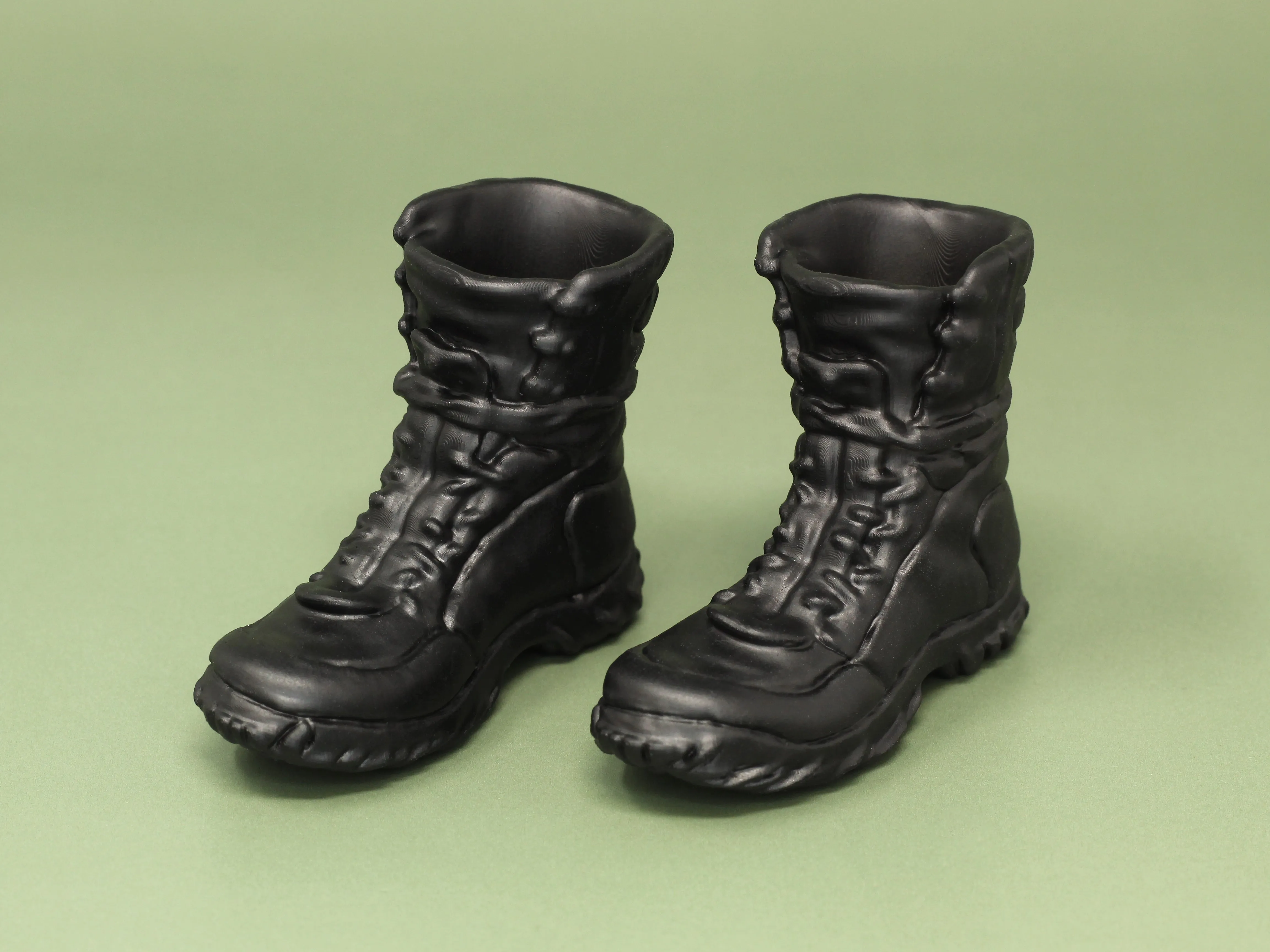 1/6 or 1/12 - Custom 3D - Rugged Boots (Peg Type)