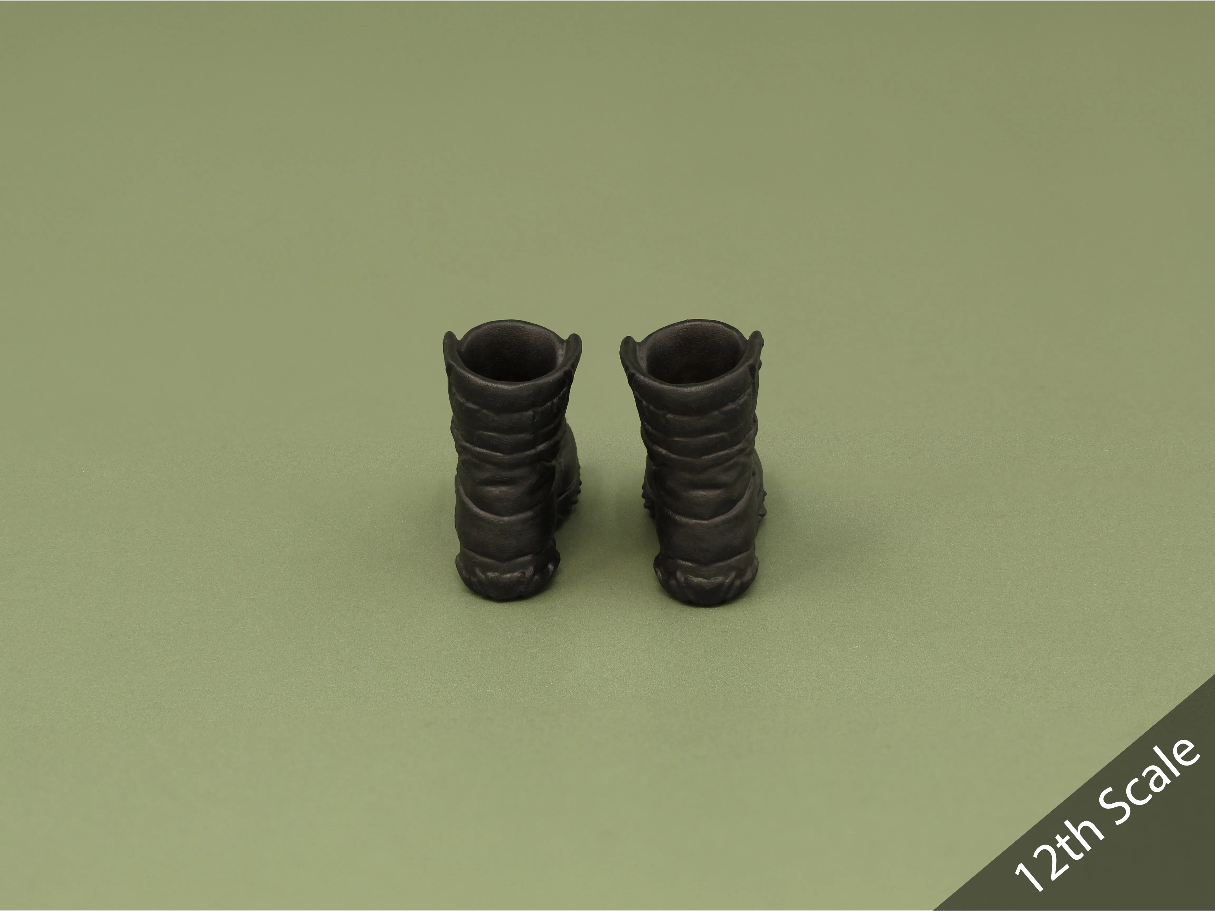 1/6 or 1/12 - Custom 3D - Rugged Boots (Peg Type)