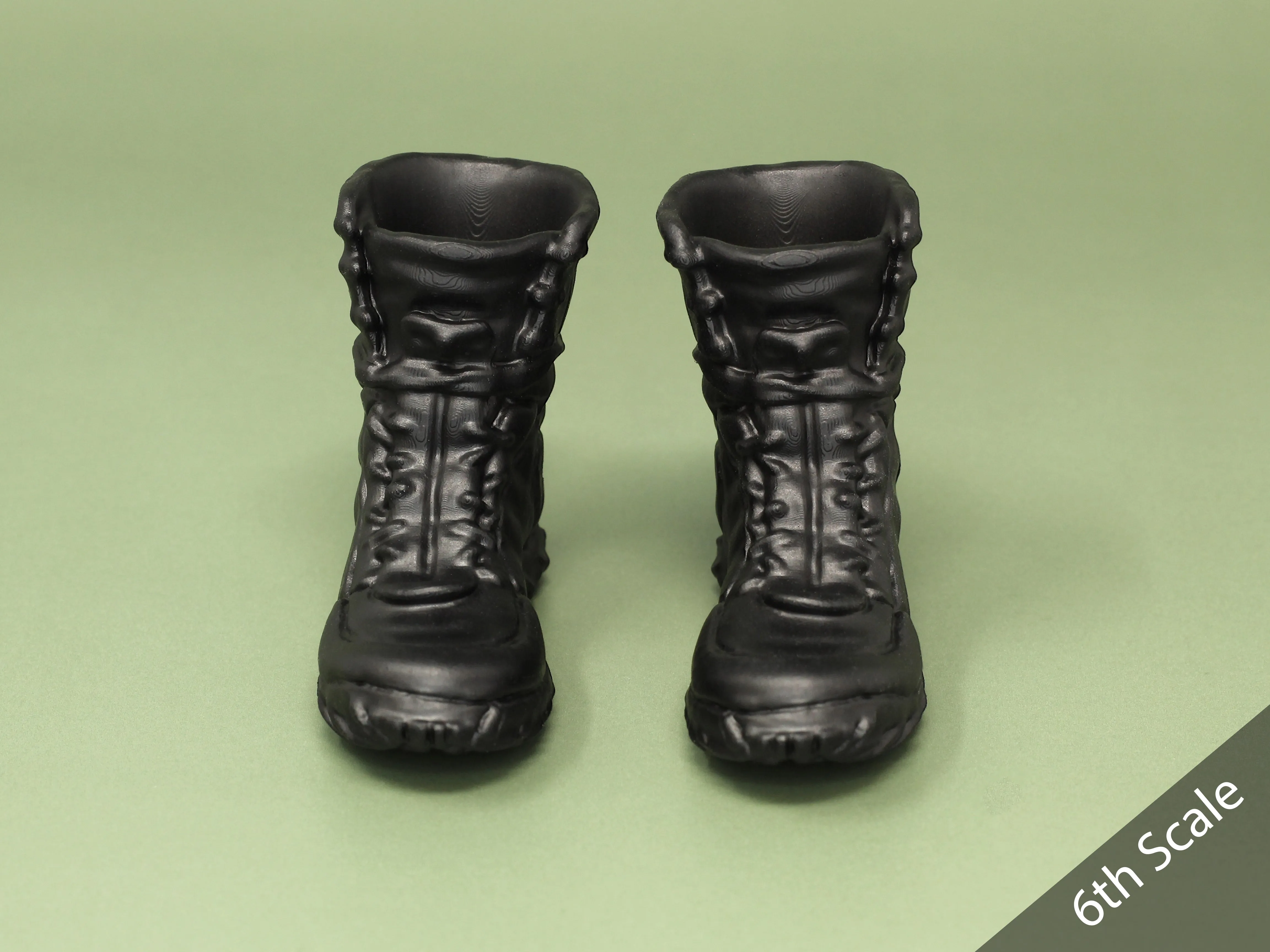 1/6 or 1/12 - Custom 3D - Rugged Boots (Peg Type)