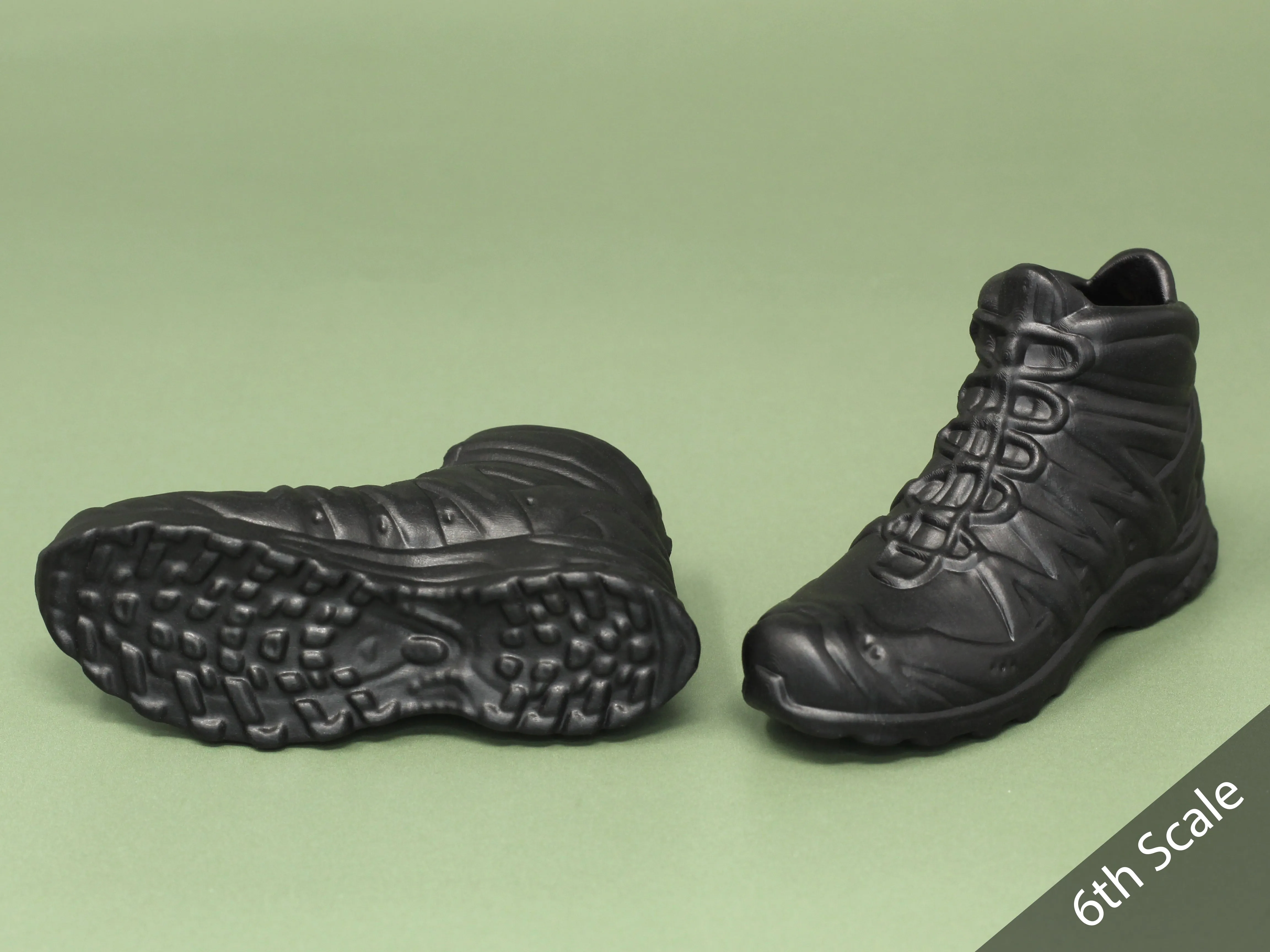 1/6 or 1/12 - Custom 3D - Salomon Hiking Boots (Peg Type)