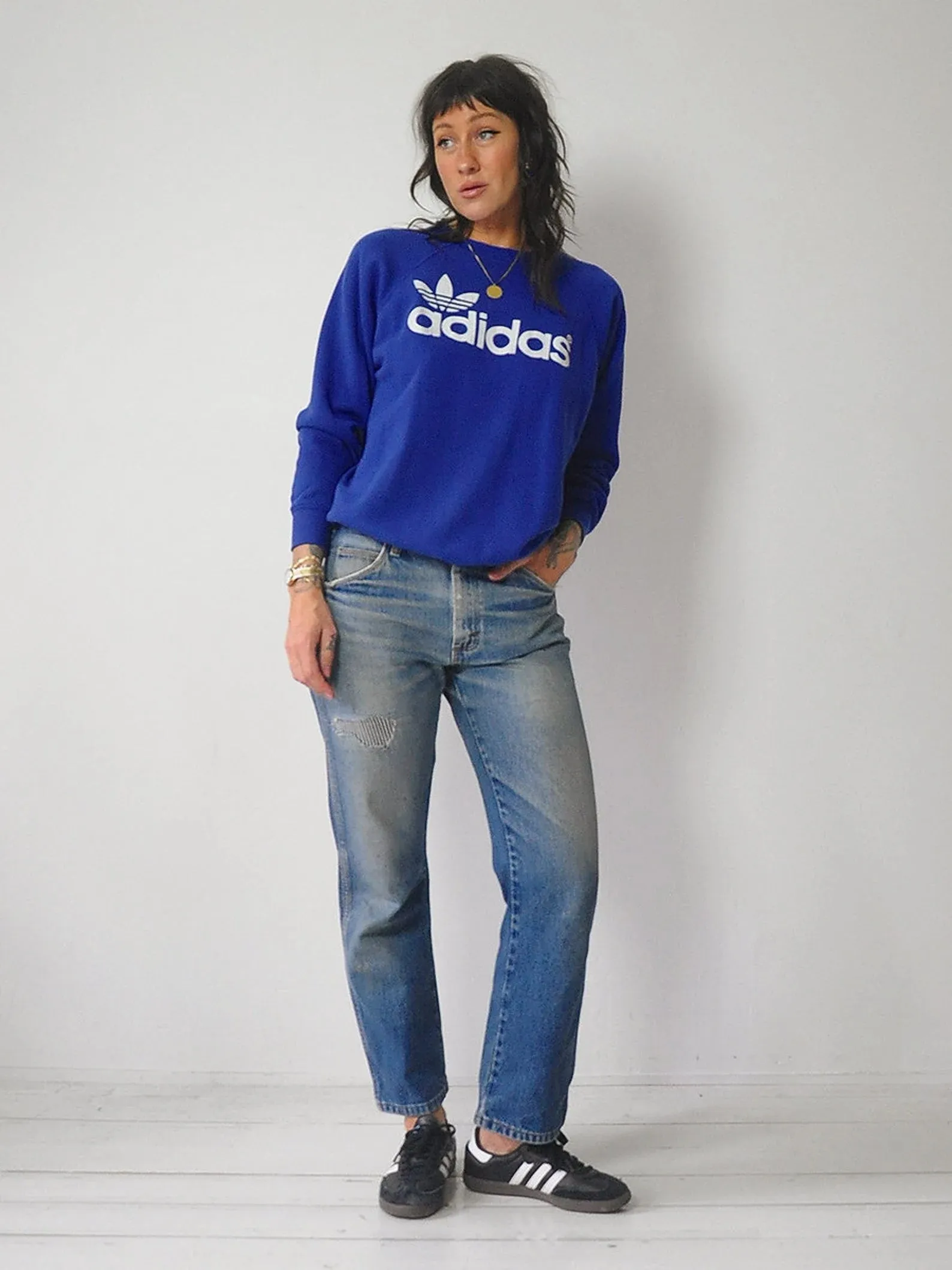 1980's Adidas Trefoil Sweatshirt