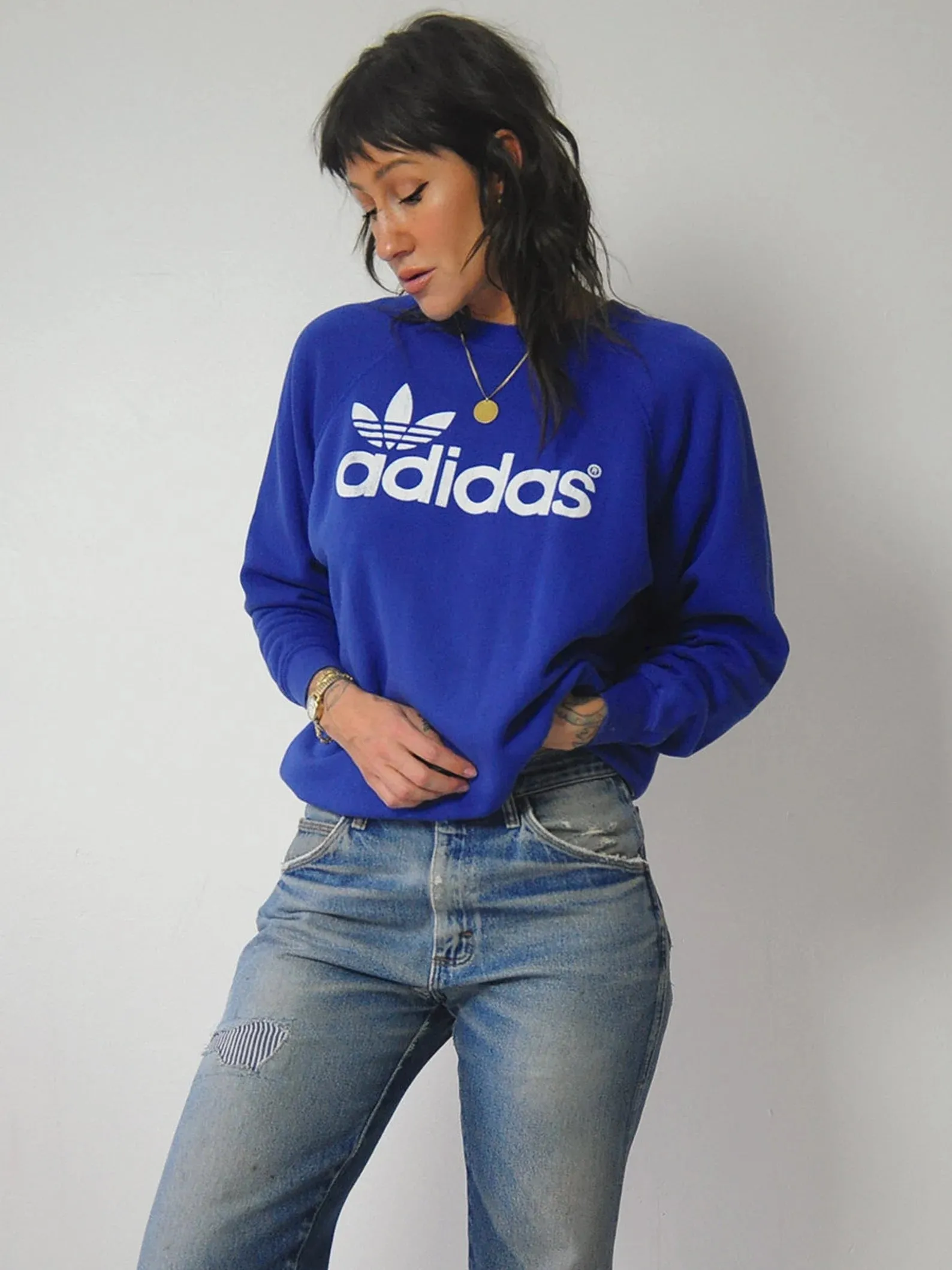 1980's Adidas Trefoil Sweatshirt