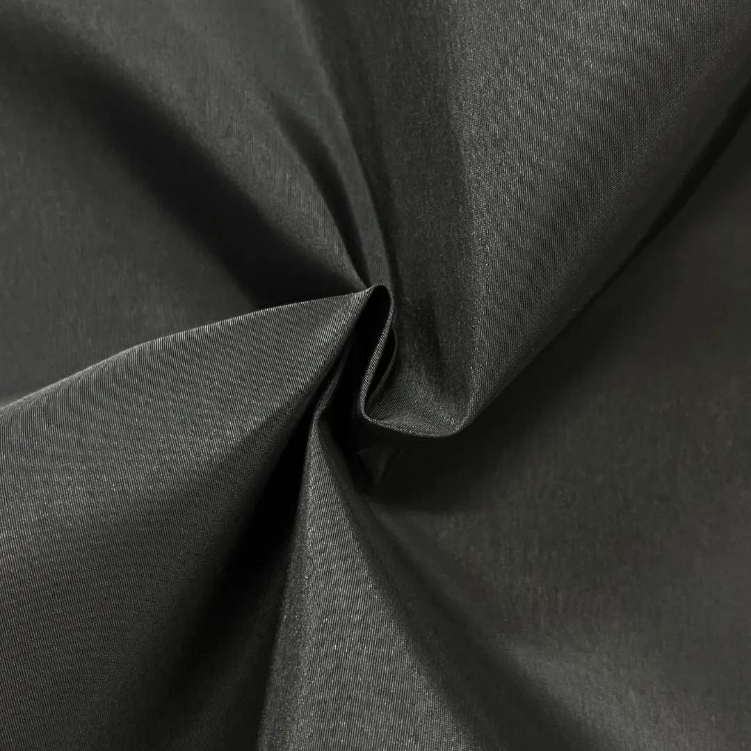 2-Layer Waterproof Breathable Polyester Fabric - Black (Sold per Yard)