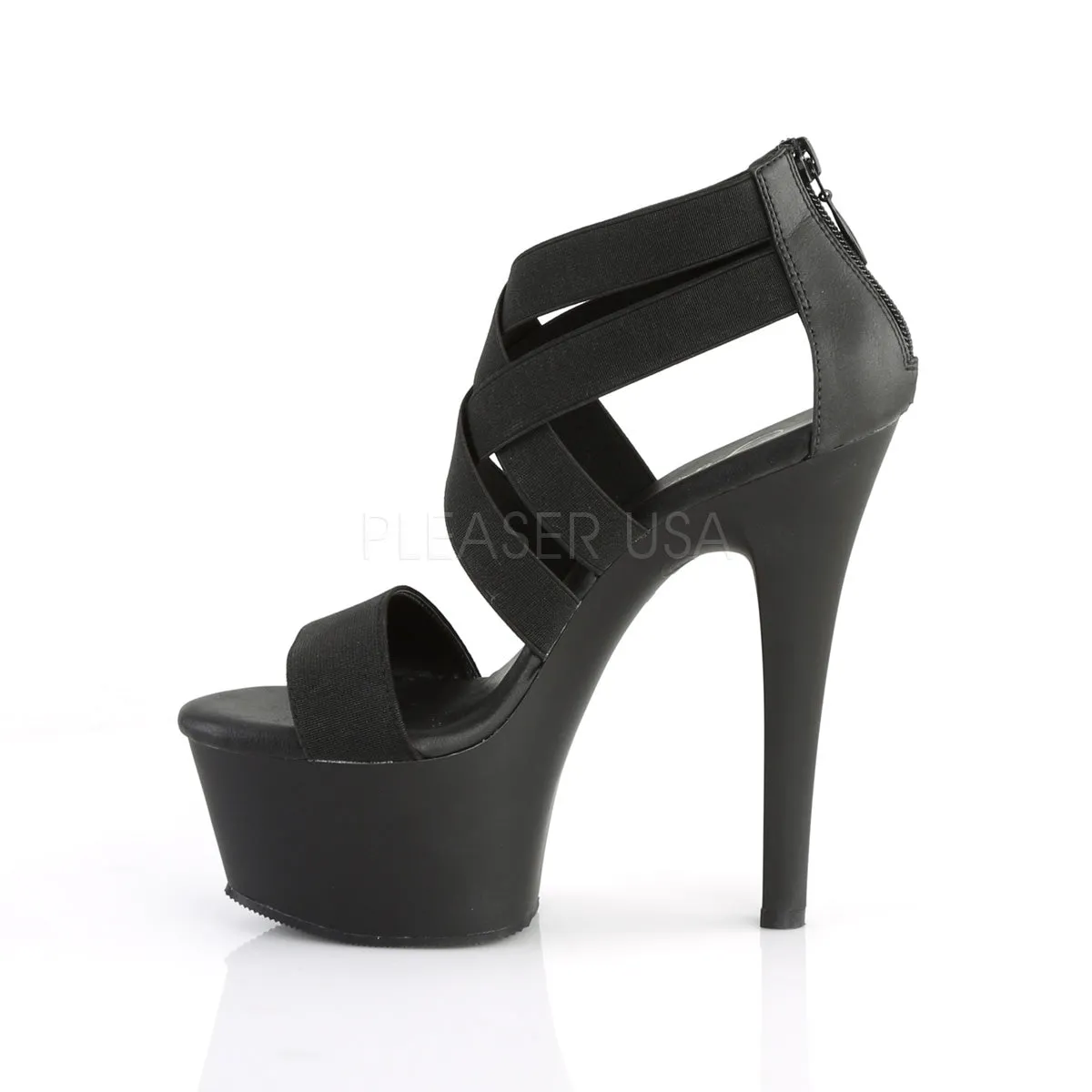 6 Inch Heel ASPIRE-669 Black