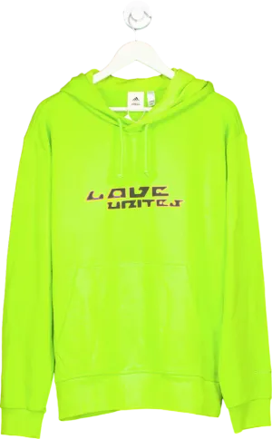 Adidas Green Love Unites Hoodie UK M