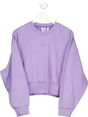 Adidas Purple Crew Neck Sweatshirt UK 12-14