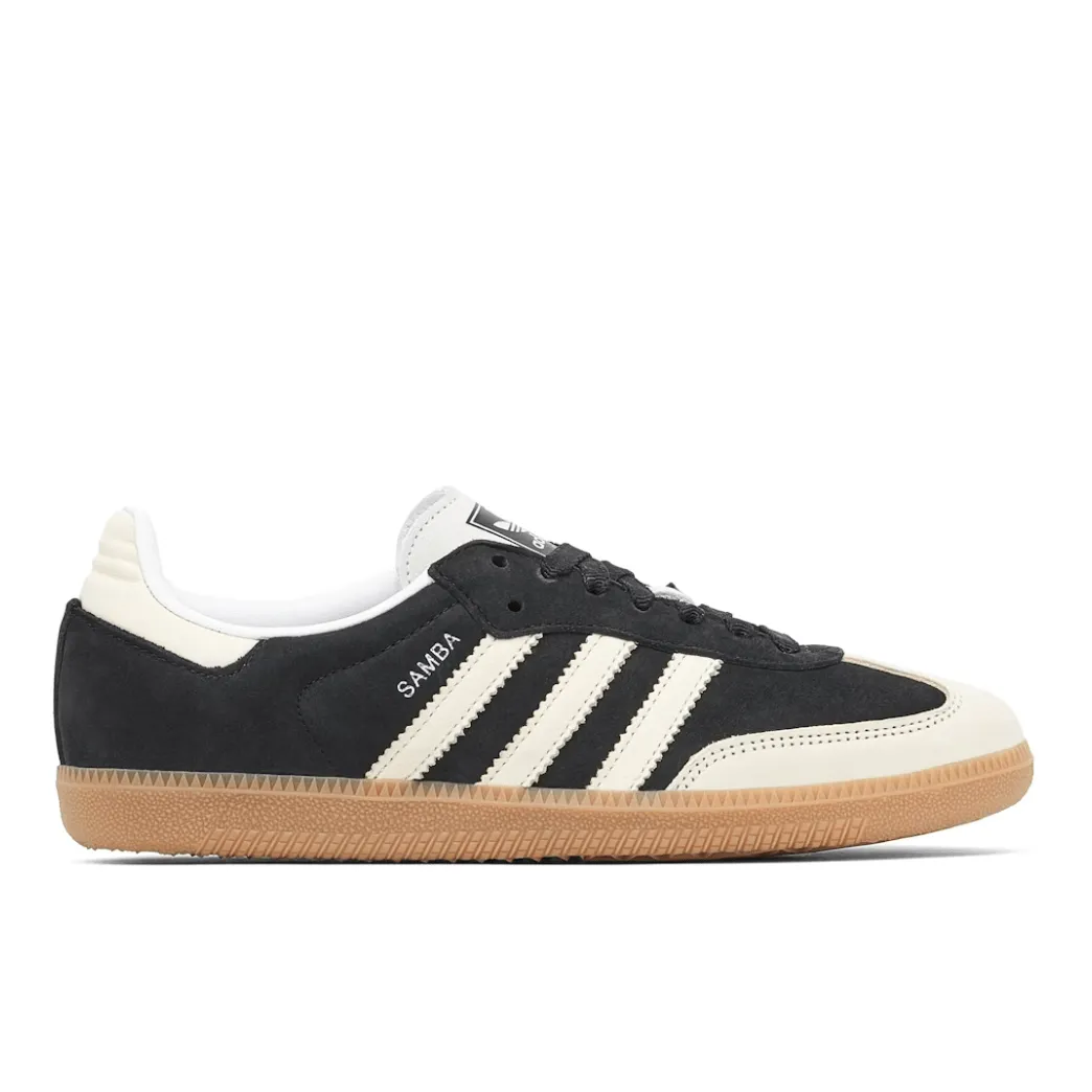 Womens Adidas Samba OG Black Wonder White Sneakers - Classic & Stylish