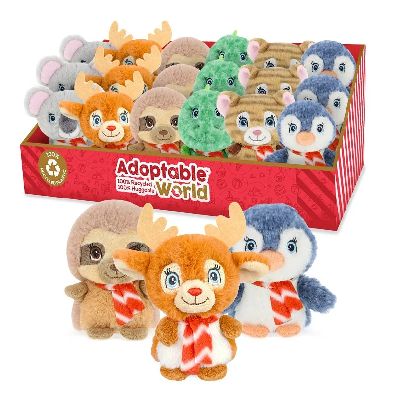 Adoptable World 10cm Mini Xmas Soft Plush Toy 3y  - Koala