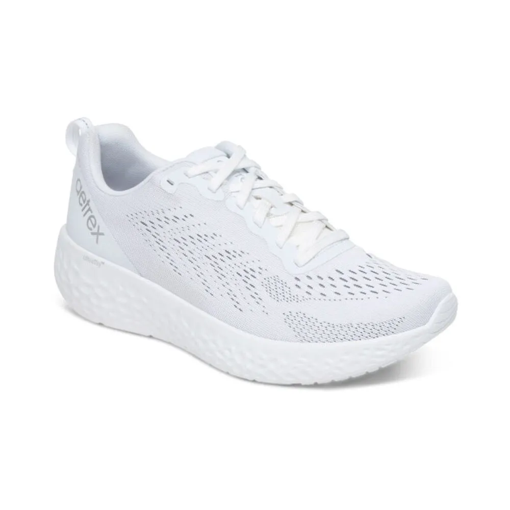 Aetrex Women's Danika Arch Support Sneaker White