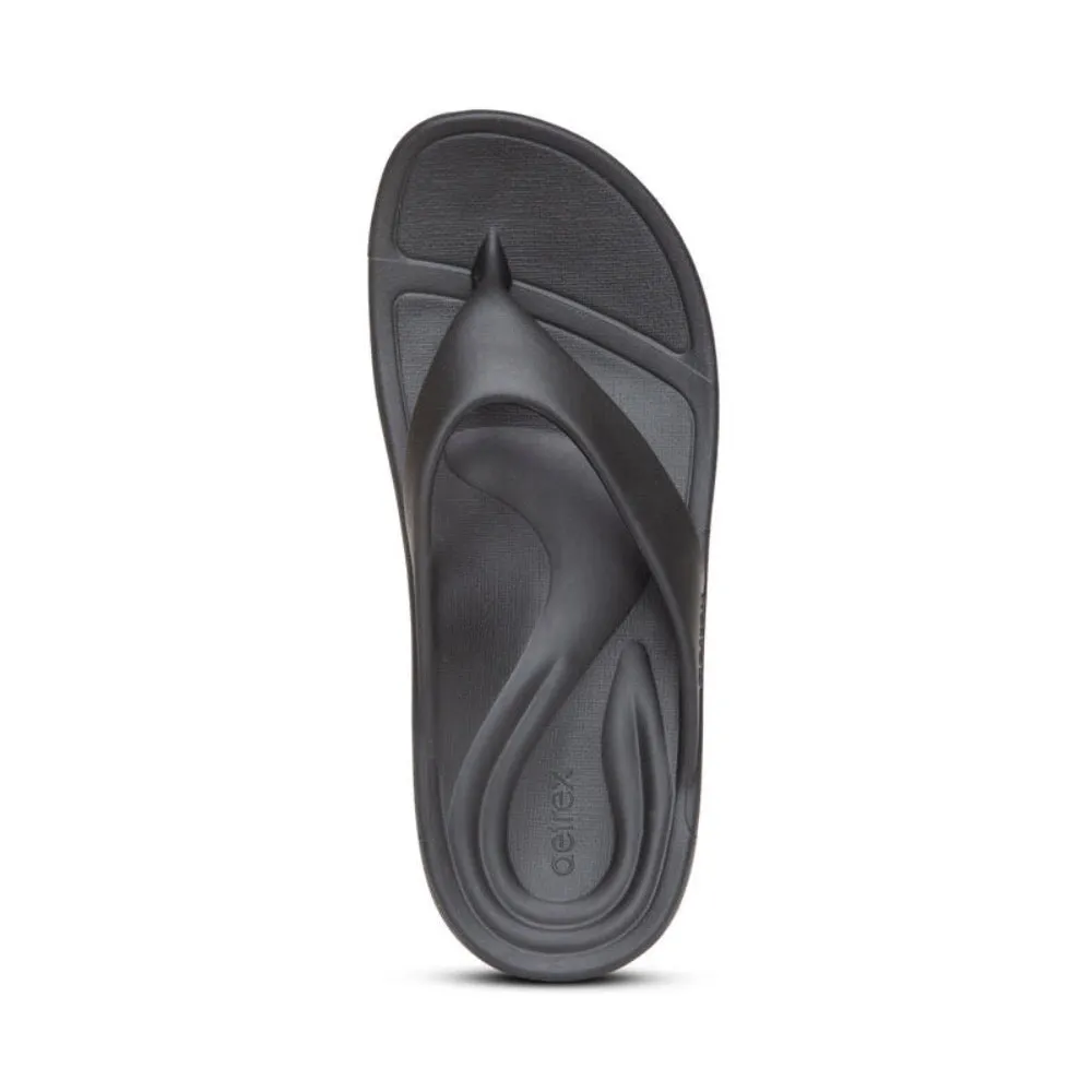 Aetrex Women's Maui Flips Black