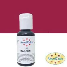 Americolor - Maroon Soft Gel Paste 0.75 oz.