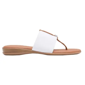 Andre Assous Nice Featherweights ™ Elastic Sandal (White)