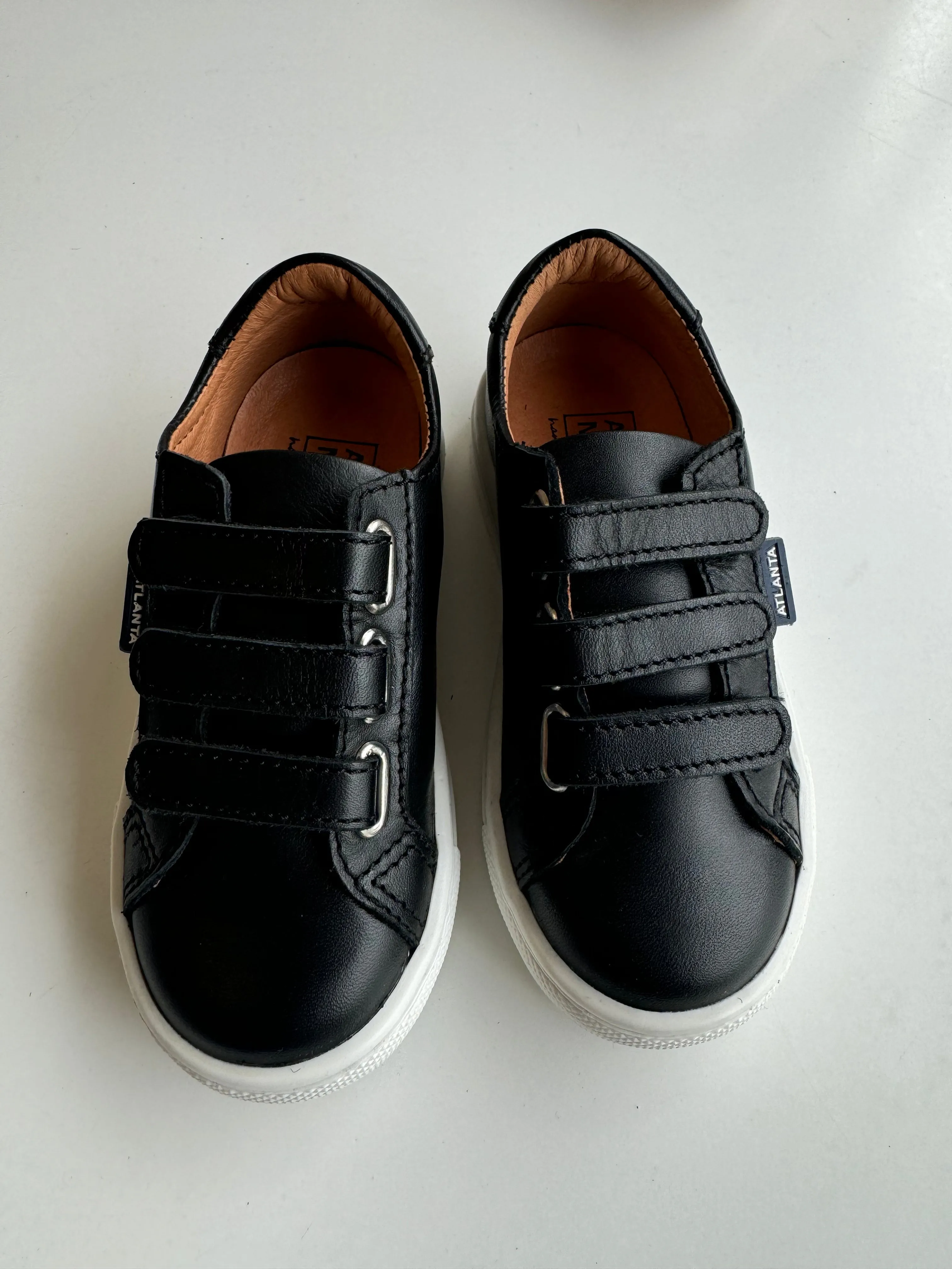 Atlanta Black Three Velcro Sneaker