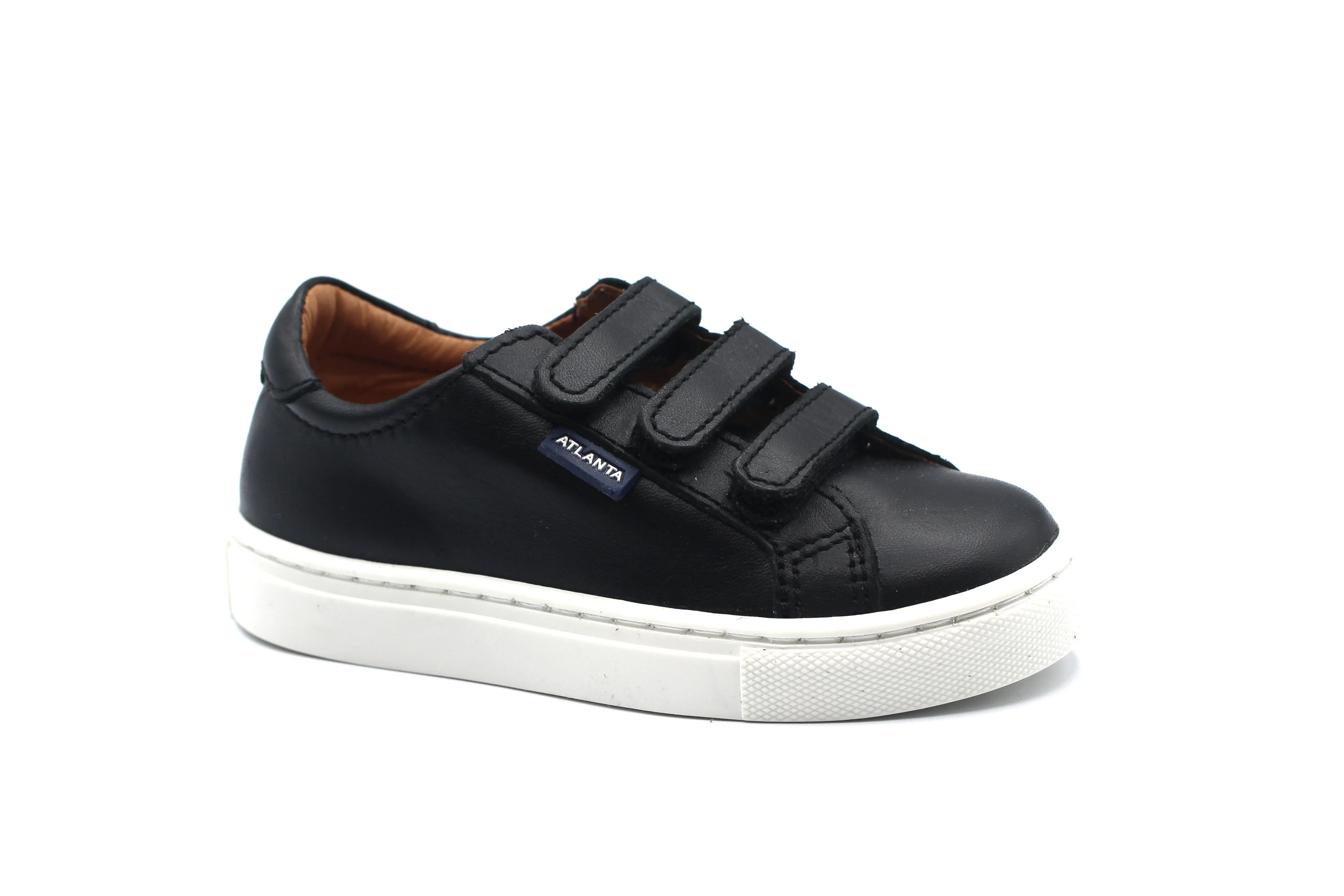 Atlanta Black Three Velcro Sneaker