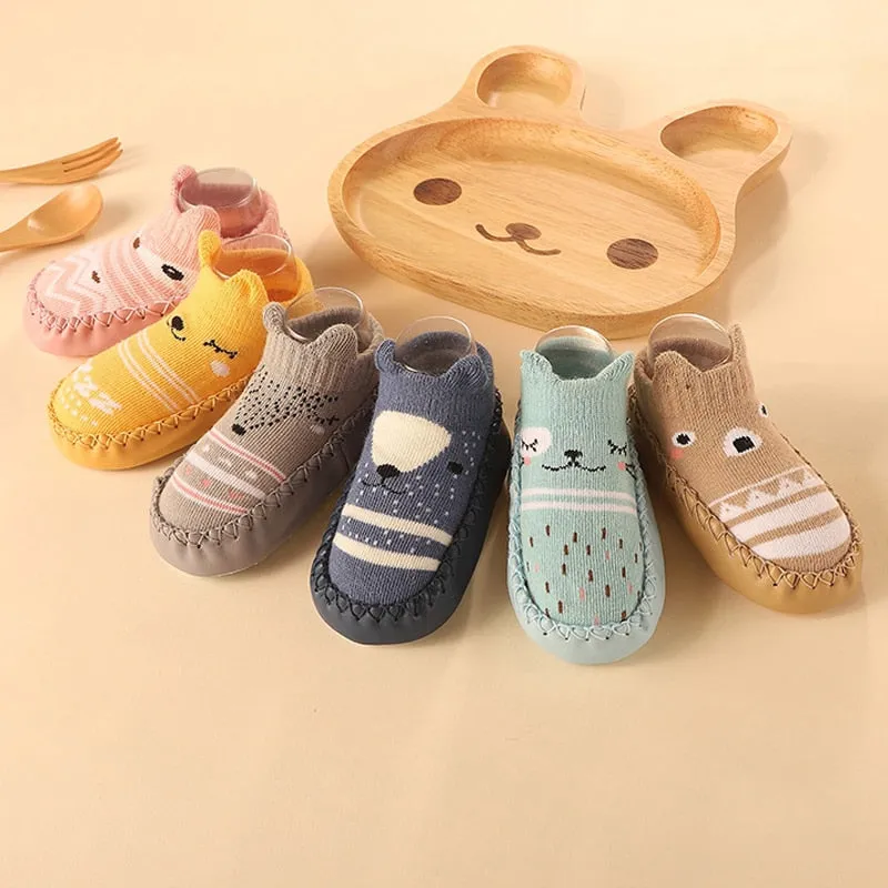 Baby Socks Rubber Soles/  Baby Floor Shoes For 0-6 Years