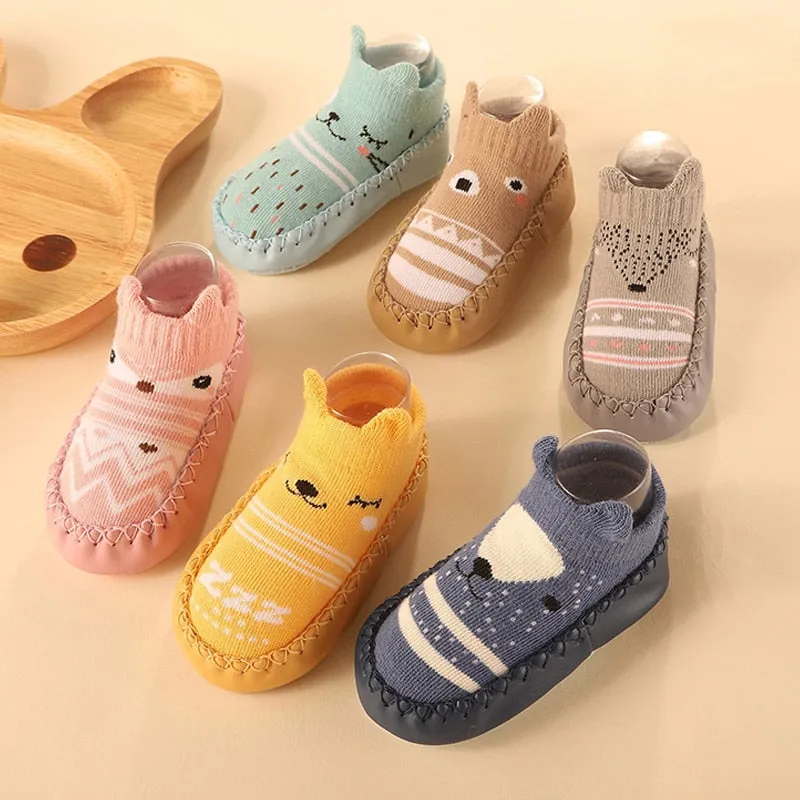 Baby Socks Rubber Soles/  Baby Floor Shoes For 0-6 Years