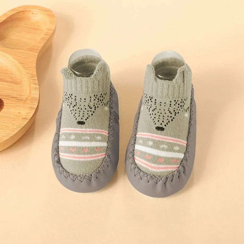 Baby Socks Rubber Soles/  Baby Floor Shoes For 0-6 Years