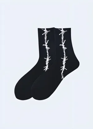 Barbed Wire Socks