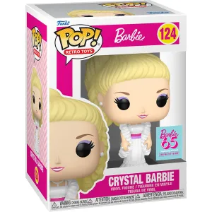 Barbie 65th Anniversary Crystal Barbie Funko Pop! Vinyl Figure #124 *Box Damage*