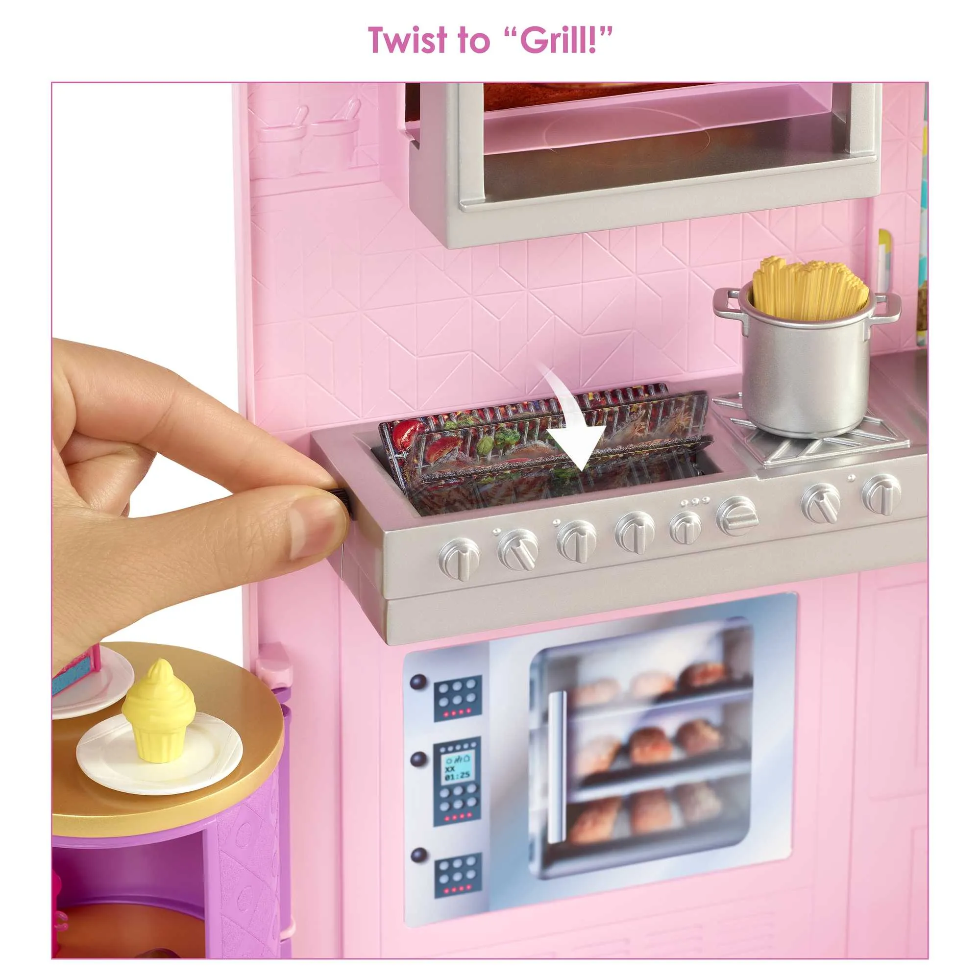 Barbie Cook ‘n Grill Restaurant Doll And Playset