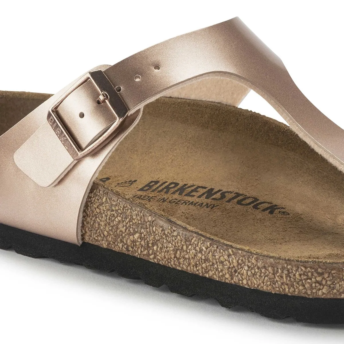 Birkenstock Women's Gizeh Metallic Copper Birko-Flor®