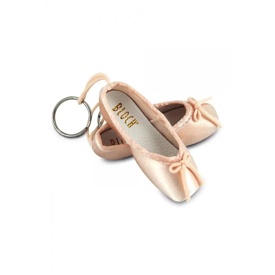 Bloch Mini Pointe Shoe Keyring- Multiple Colors