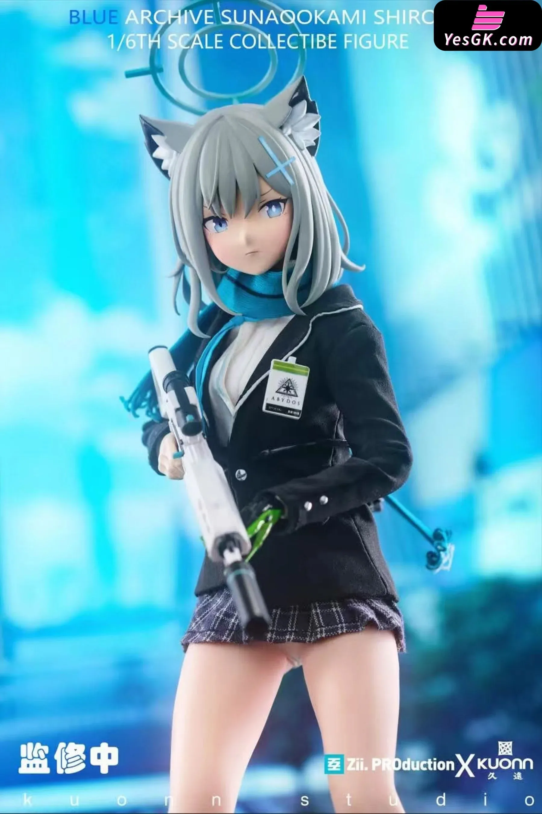 Blue Archive Sunaookami Shiroko Action Figure - Zii.PROduction Studio & Kuonn Studio [Pre-Order Closed]