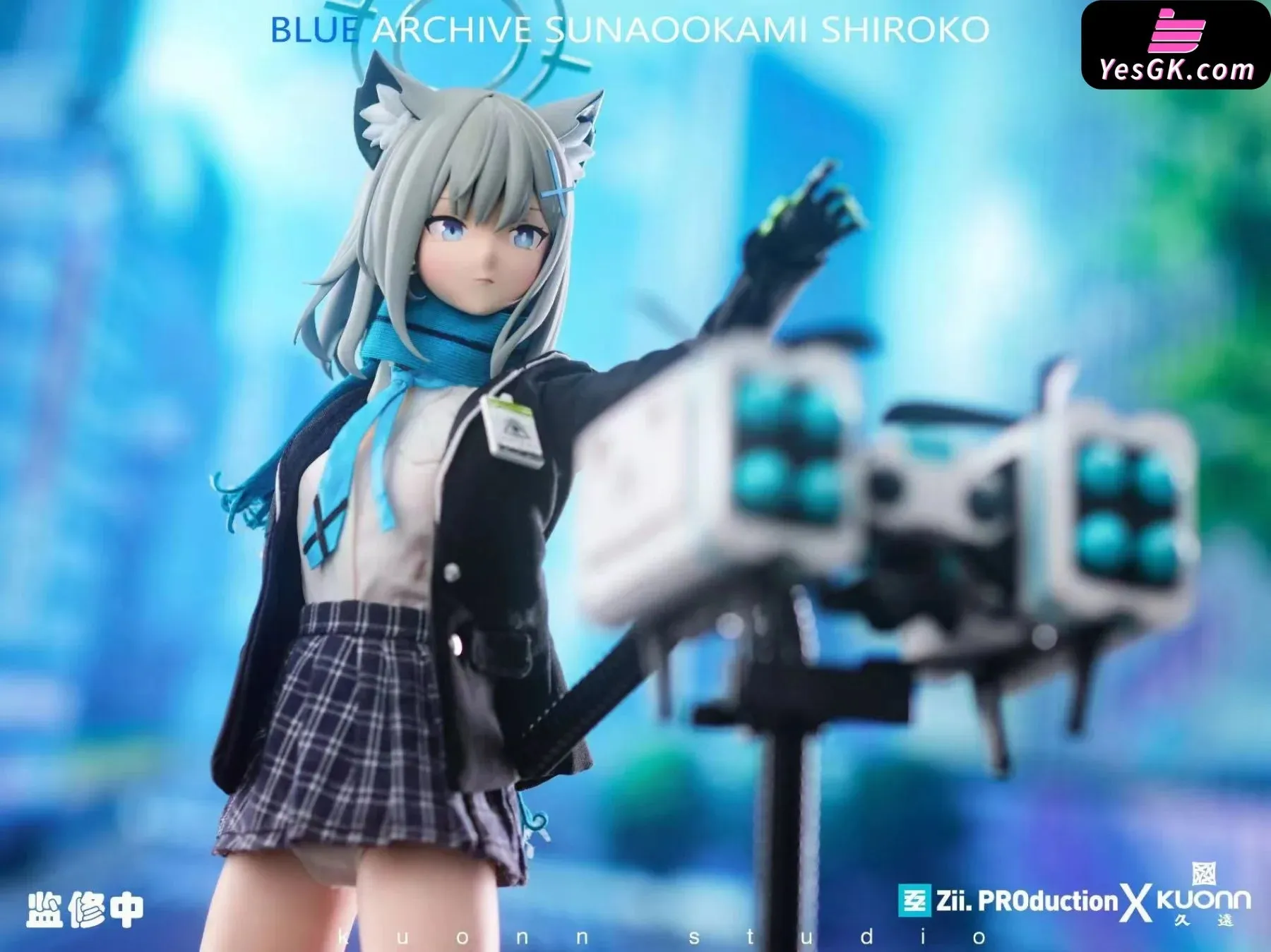 Blue Archive Sunaookami Shiroko Action Figure - Zii.PROduction Studio & Kuonn Studio [Pre-Order Closed]