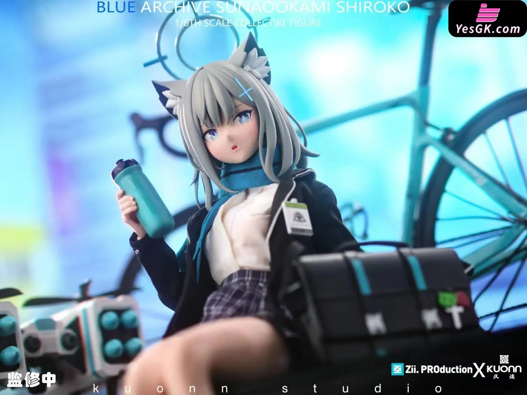 Blue Archive Sunaookami Shiroko Action Figure - Zii.PROduction Studio & Kuonn Studio [Pre-Order Closed]