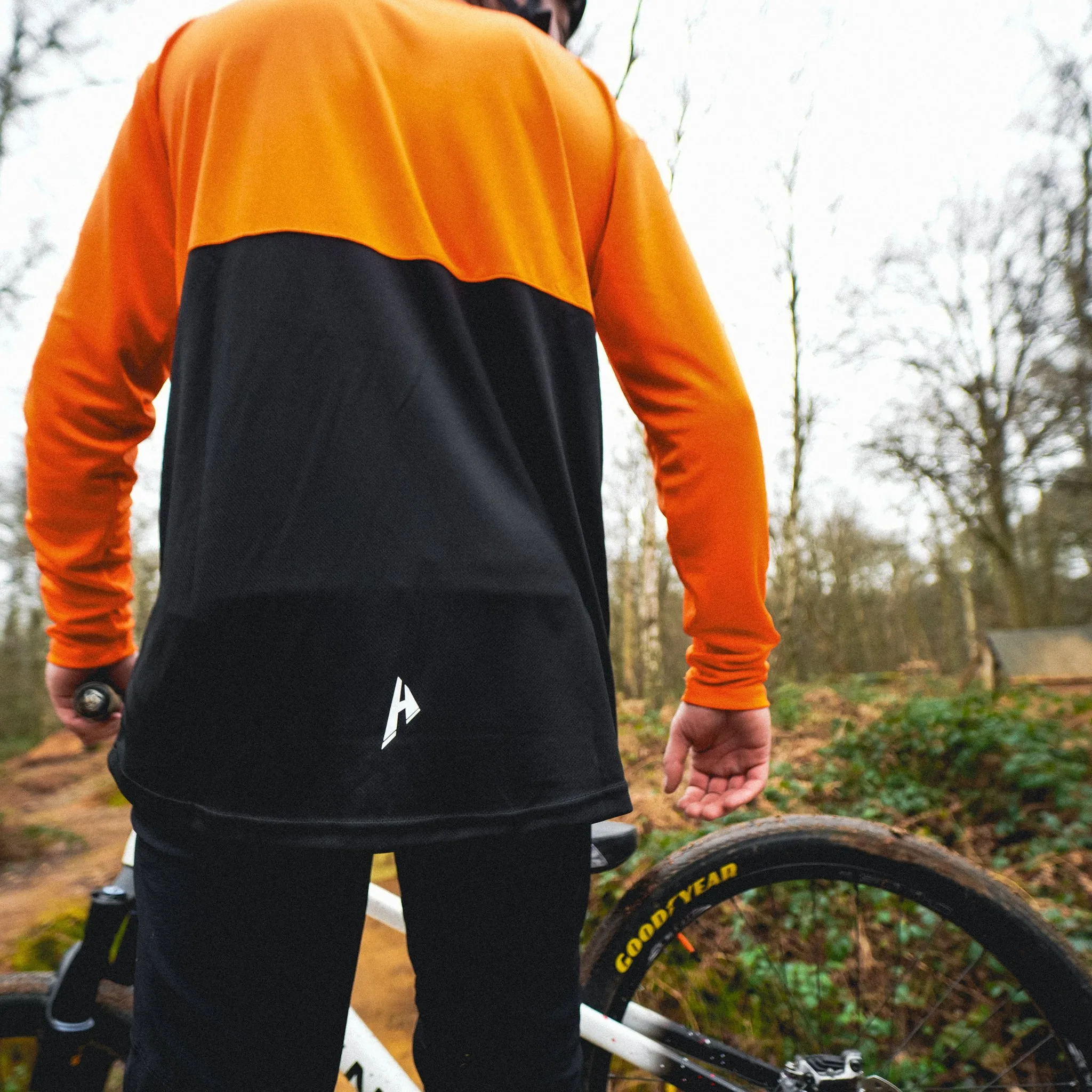 Cadence Long Sleeve Jersey | Fire Orange