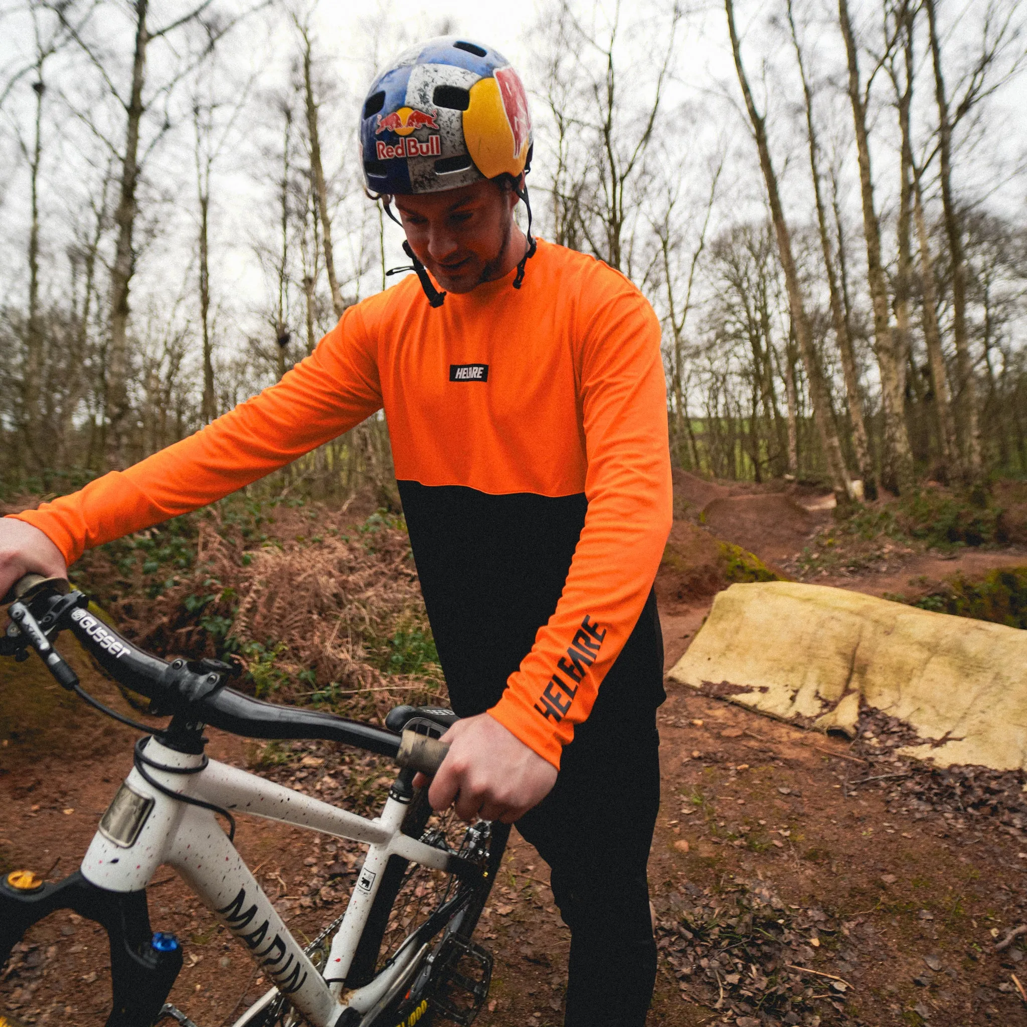 Cadence Long Sleeve Jersey | Fire Orange