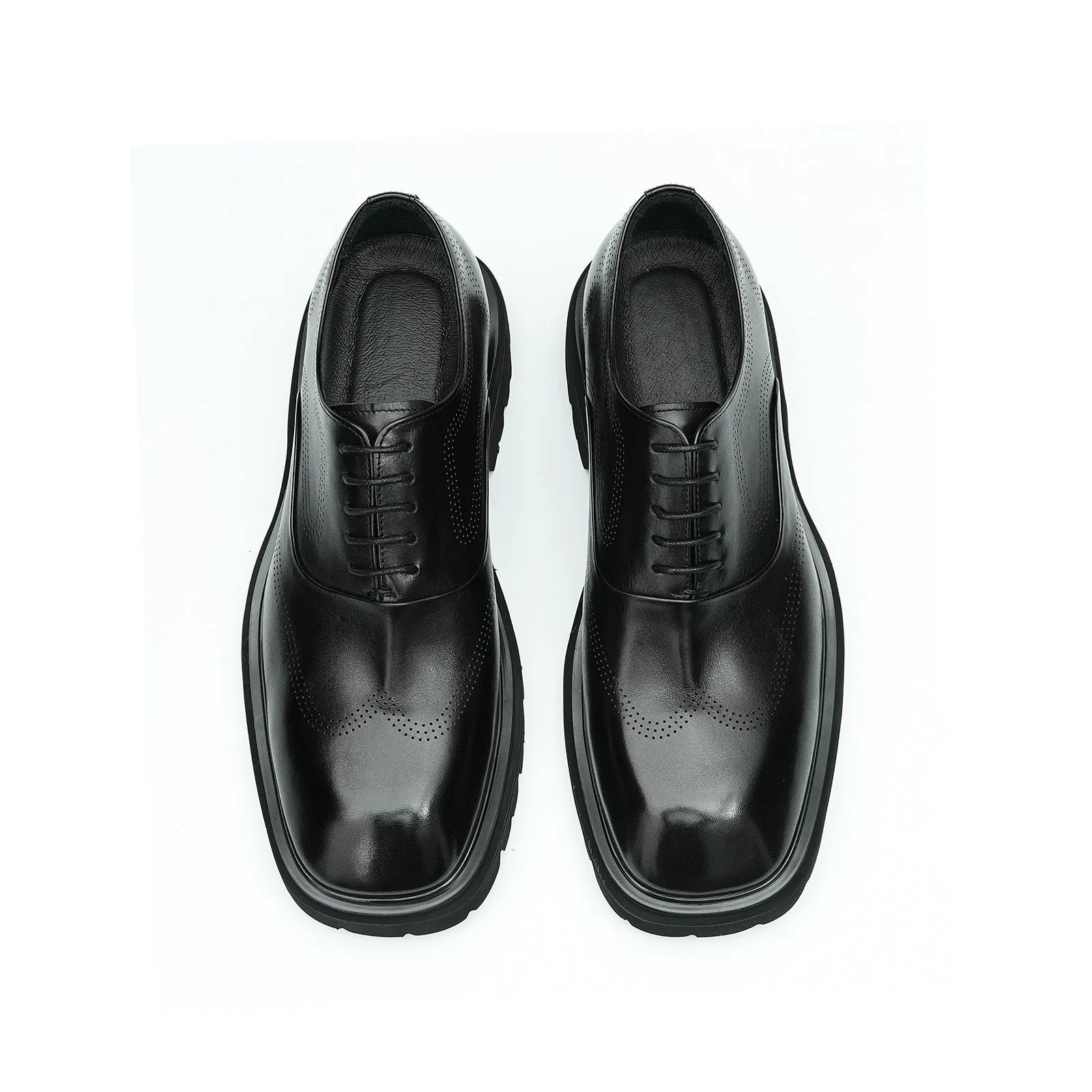 Chunky sole oxford shoes