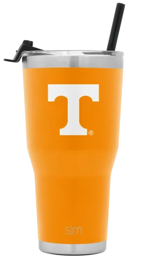 Collegiate Cruiser Tumbler with Flip Lid and Straw