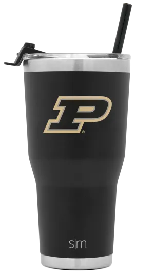 Collegiate Cruiser Tumbler with Flip Lid and Straw