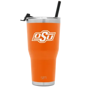 Collegiate Cruiser Tumbler with Flip Lid and Straw