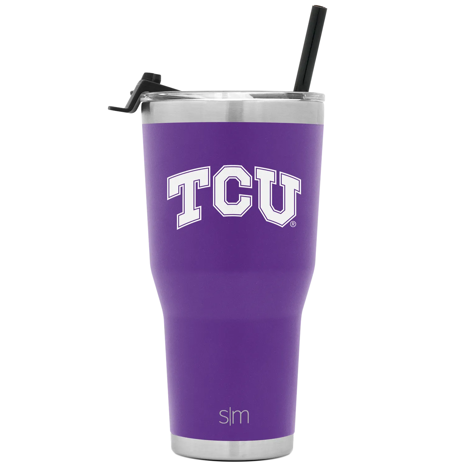 Collegiate Cruiser Tumbler with Flip Lid and Straw