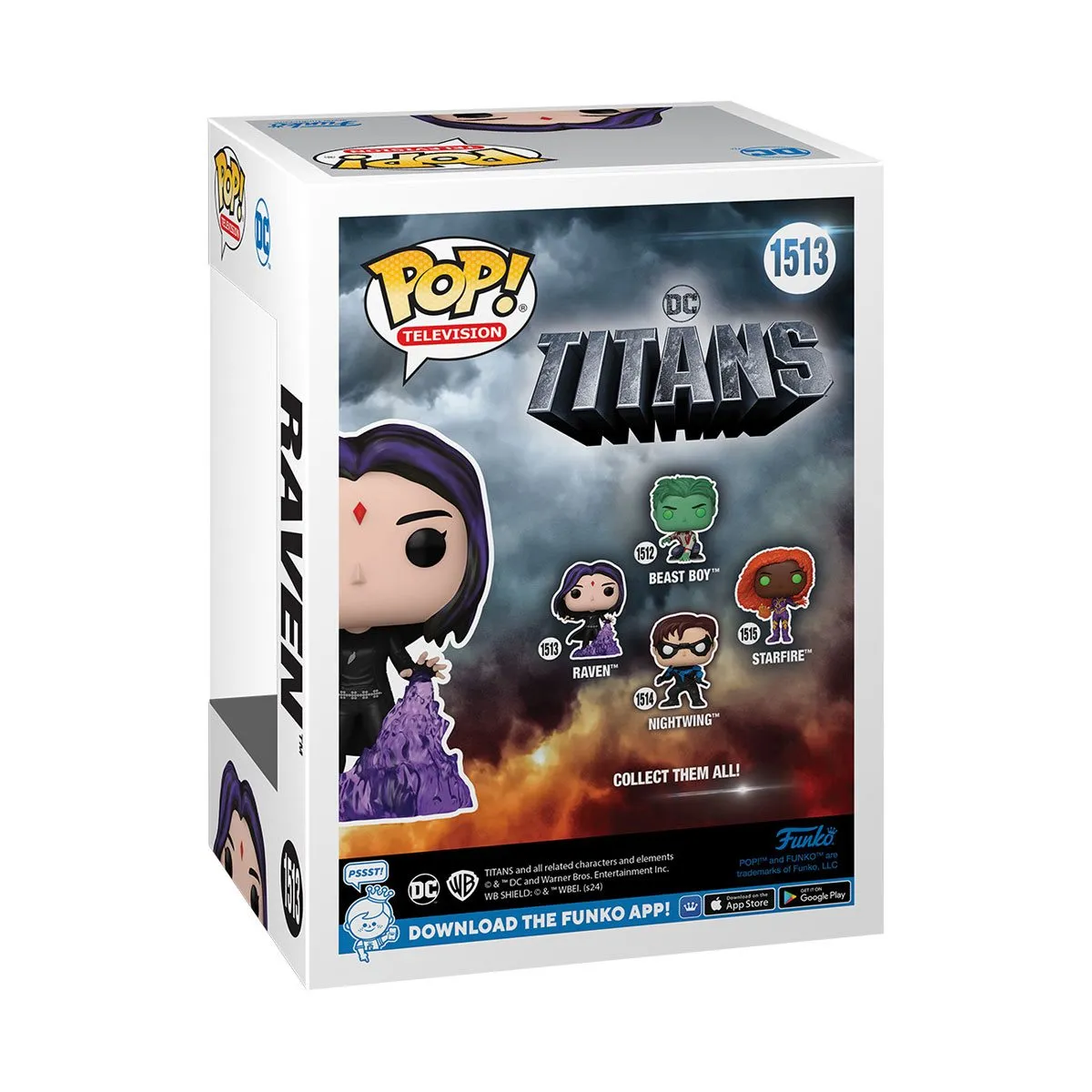 DC Titans Raven Funko Pop! Vinyl Figure #1513