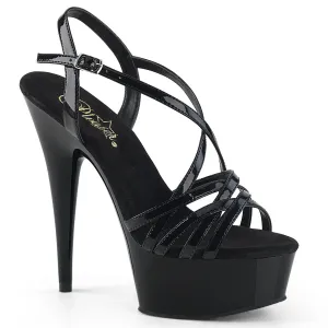 DELIGHT-613 Strappy 6 Inch High Heel Sandals