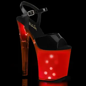 DISCOLITE-809 Multi Color Light Up Platform Stripper Shoes