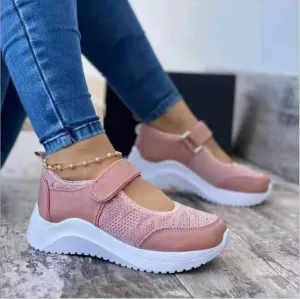 Fashionkova  Shoes Women 2022 Mesh Breathable Wedge Sneakers Shoes Women Platform Casual Sport Shoes Women Vulcanize Shoes Zapatillas Mujer