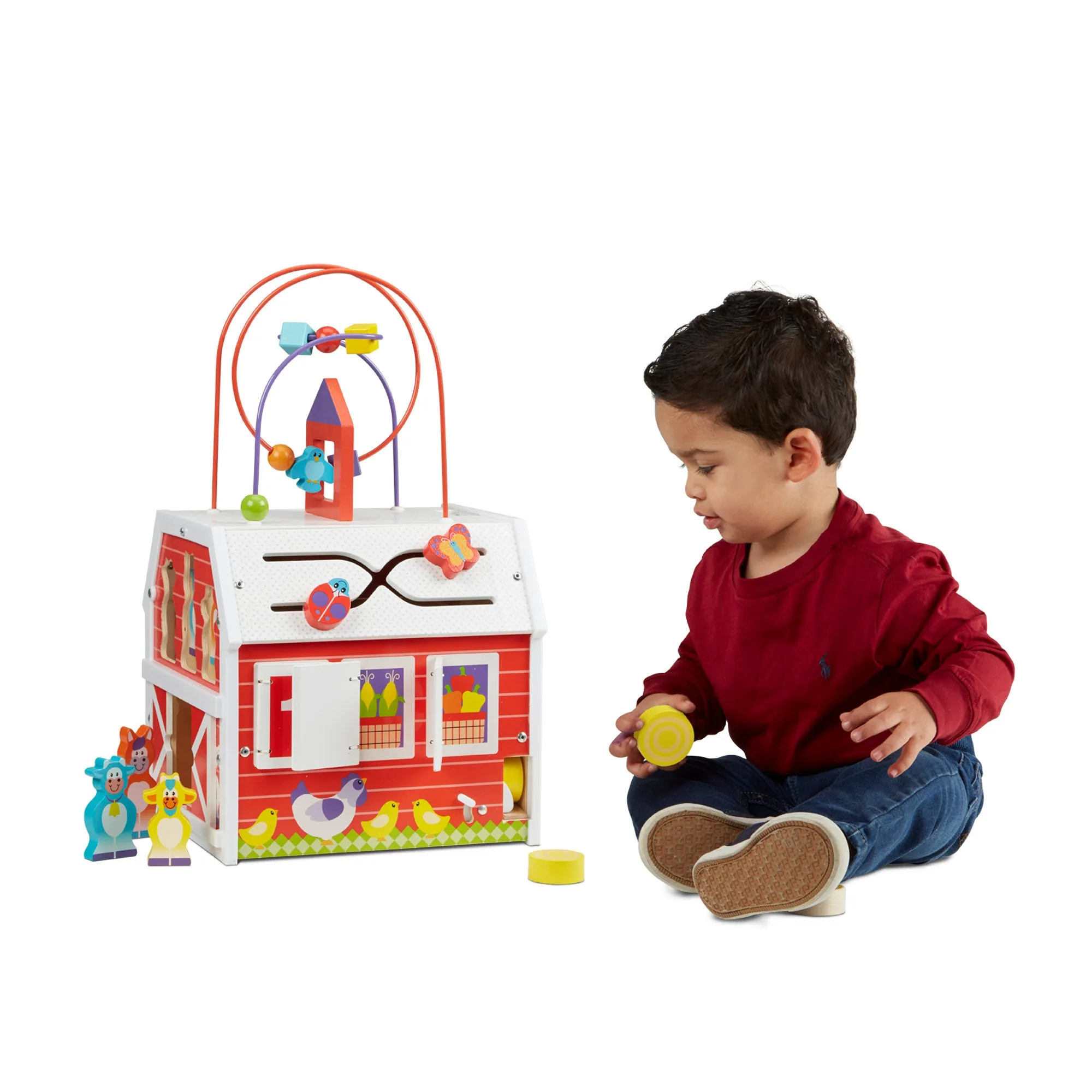 First Play Slide, Sort & Roll Activity Barn