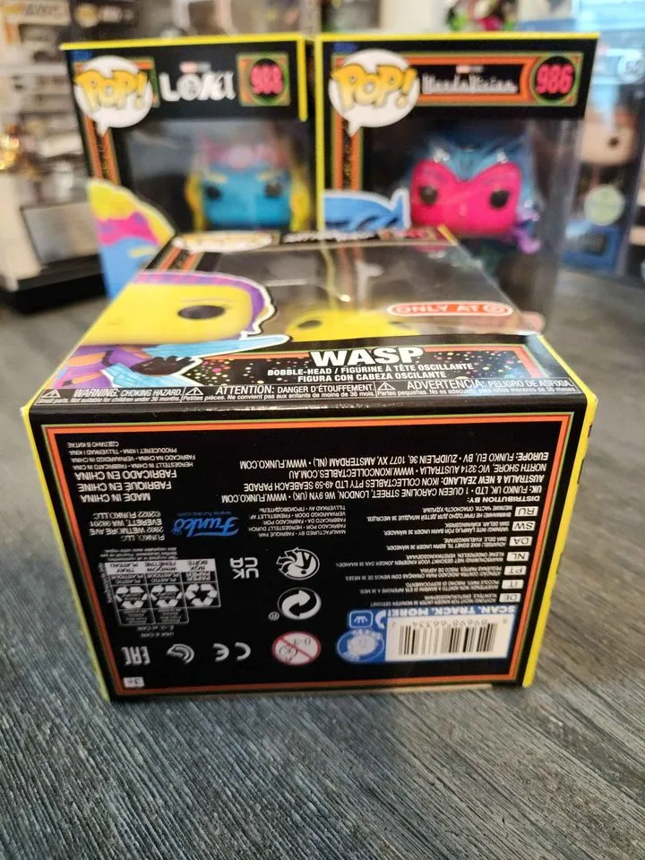 Funko PoP Marvel Wasp Blacklight Exclusive