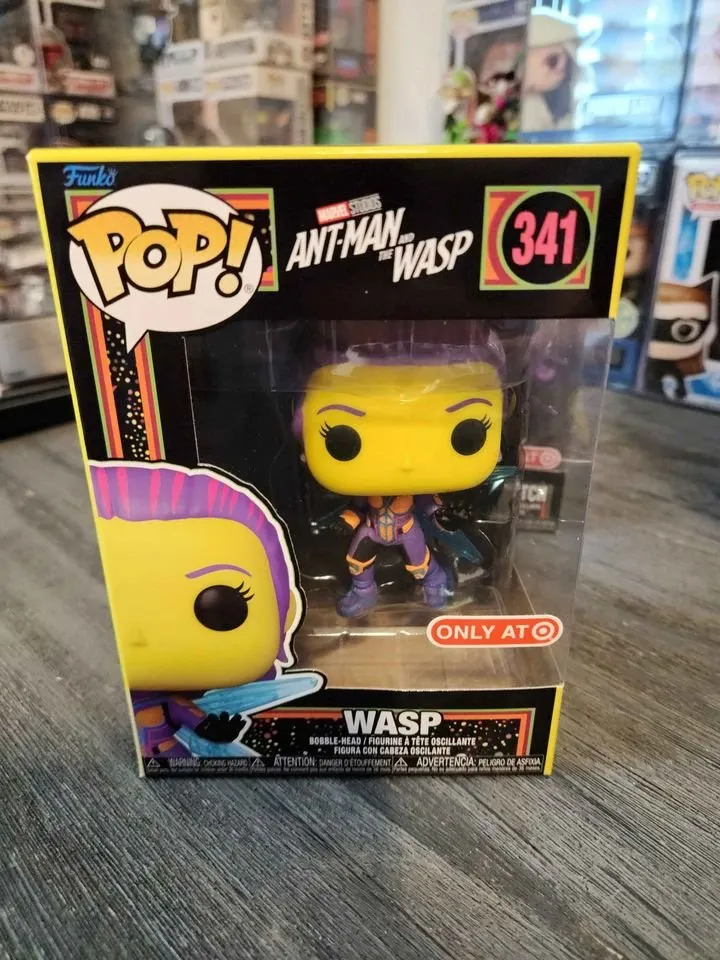 Funko PoP Marvel Wasp Blacklight Exclusive