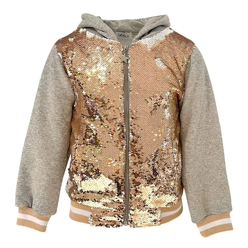 Goldie Flip Sequin Hoodie