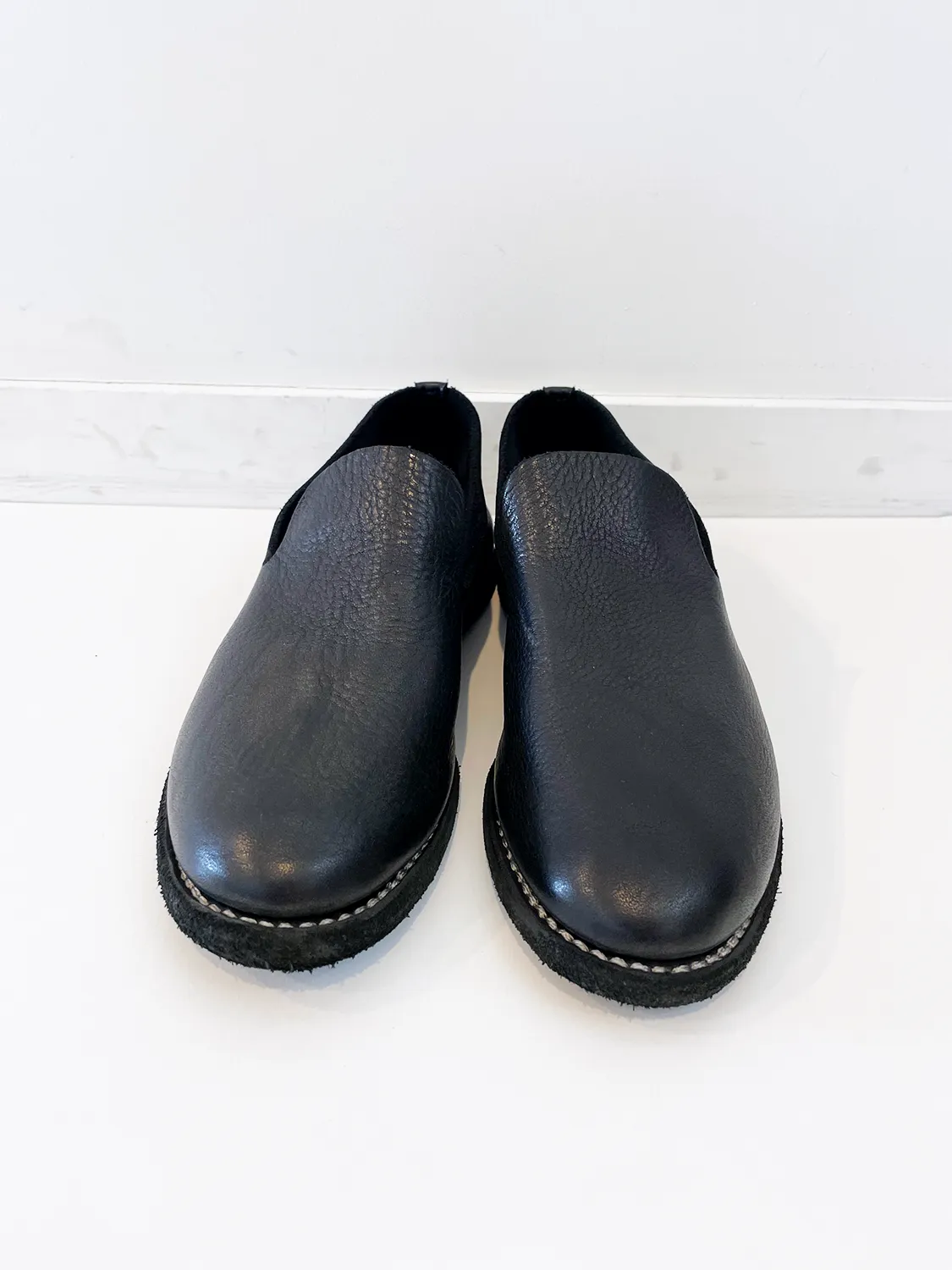 GUIDI　E28 LEATHER SLIP-ON