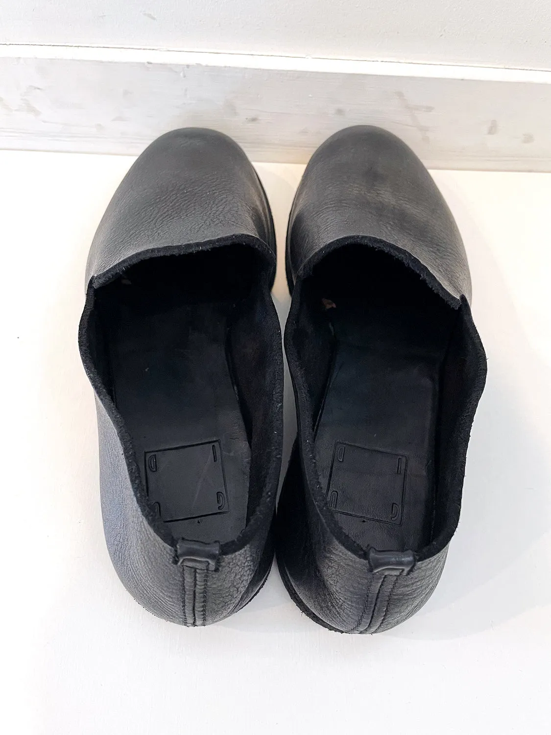 GUIDI　E28 LEATHER SLIP-ON