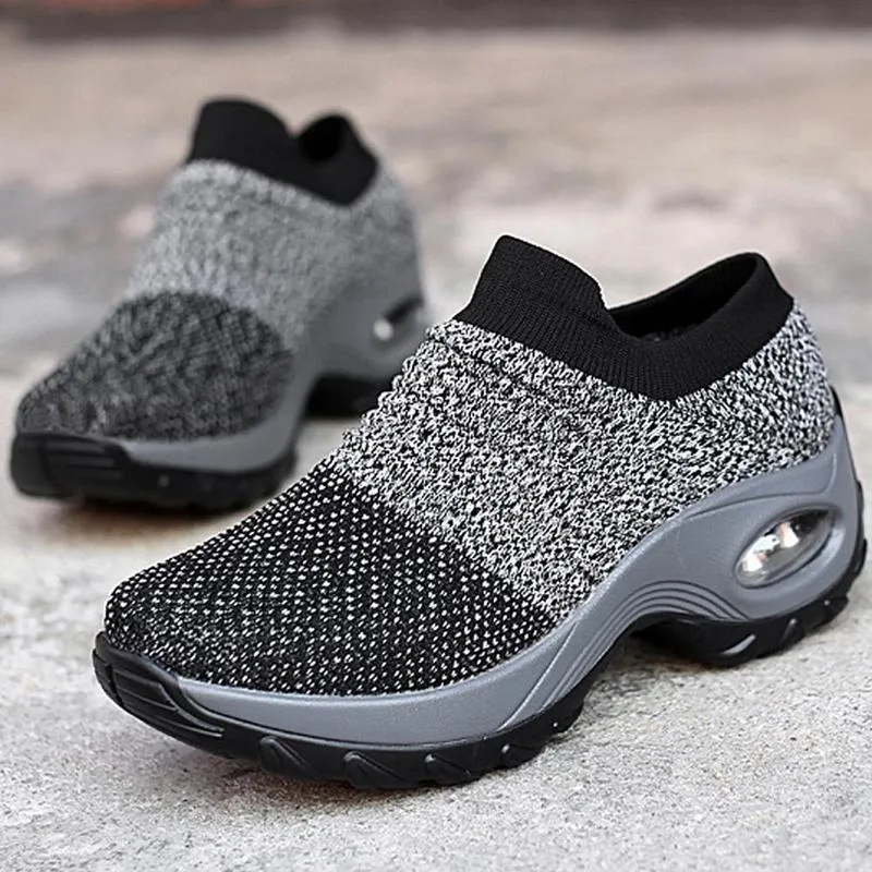 Ladies‘s Breathable Air Cushion Outdoor Shoes