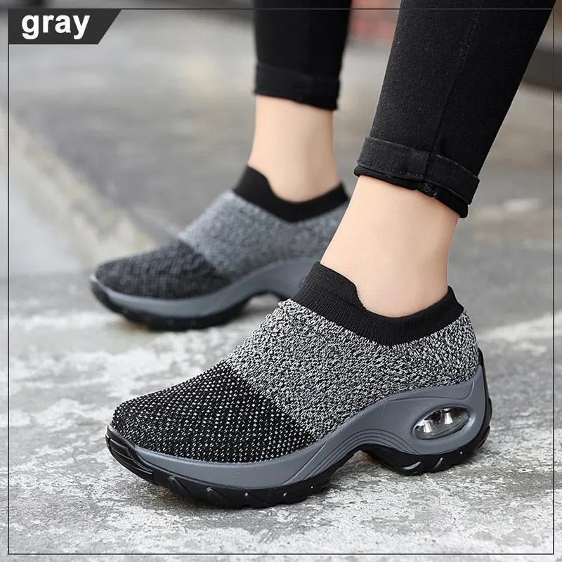 Ladies‘s Breathable Air Cushion Outdoor Shoes