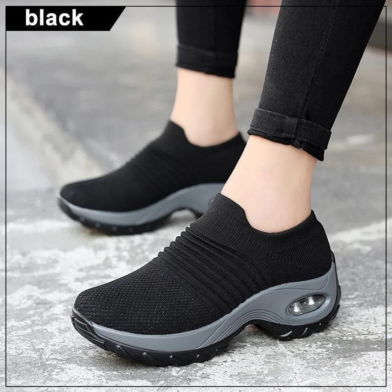 Ladies‘s Breathable Air Cushion Outdoor Shoes