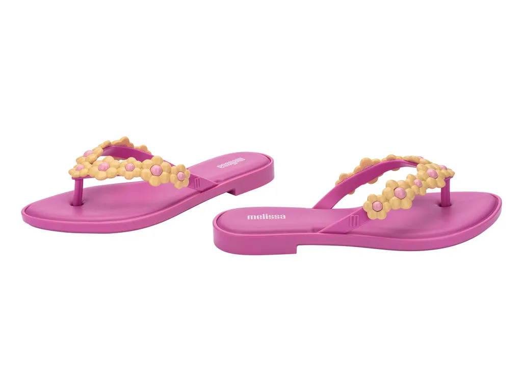 Melissa Flip Flop Spring AD Lilac-Yellow Flipflops